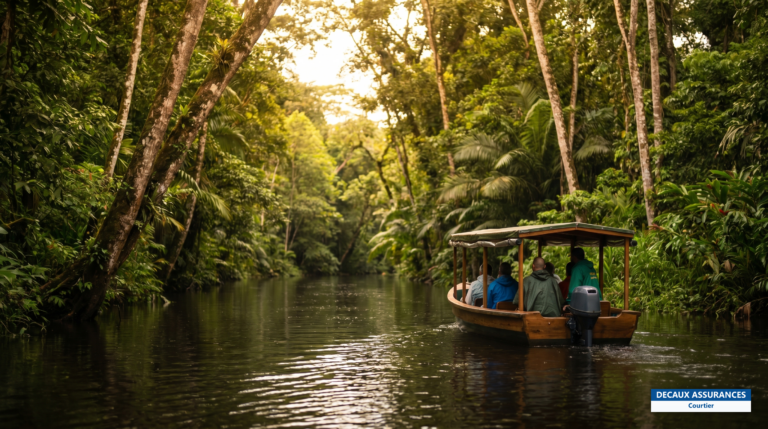 Canaux et forêt du parc national Tortuguero sur la côte Caraïbe, Costa Rica