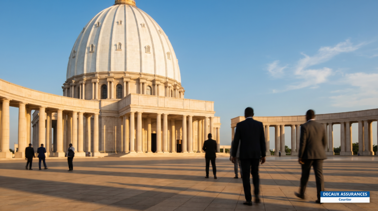 Basilique Notre-Dame-de-la-Paix de Yamoussoukro, capitale politique de la Côte d'Ivoire