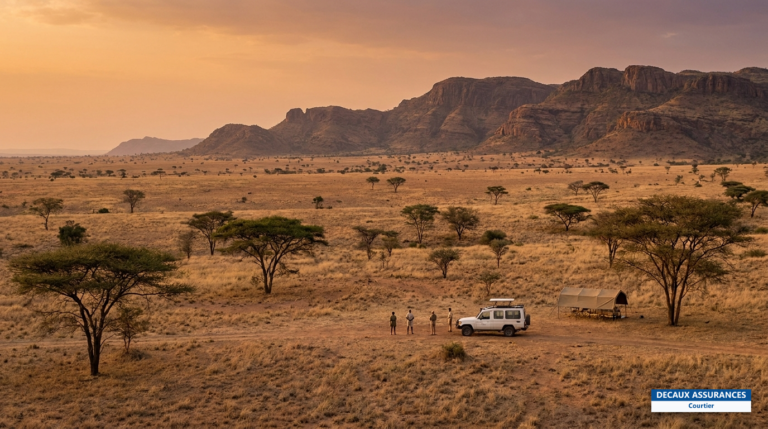Plaines et reliefs autour de Dikhil, intérieur de Djibouti