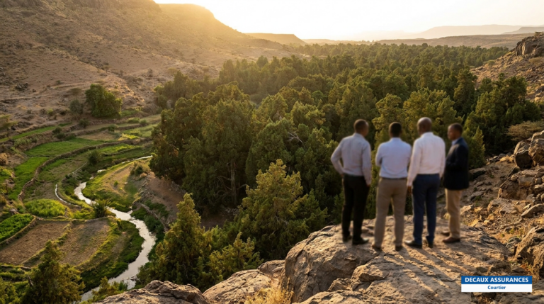 Genévriers de la forêt du Day dans le massif du Goda, Djibouti