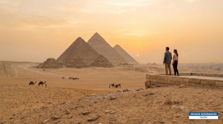 Pyramides de Gizeh et plateau, Égypte — vivre aux portes du Caire