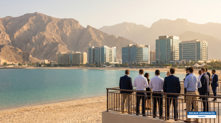 Plage et montagnes de Ras el Khaïmah, Émirats arabes unis