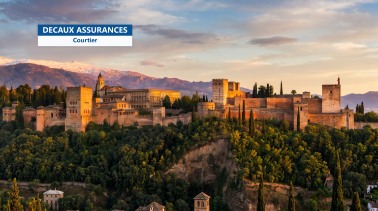 Palais et jardins de l'Alhambra à Grenade, Espagne