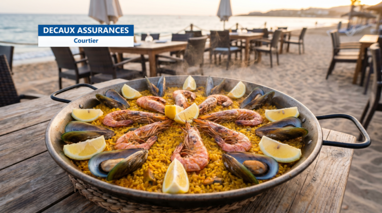 Paella valencienne servie dans sa poêle, Espagne