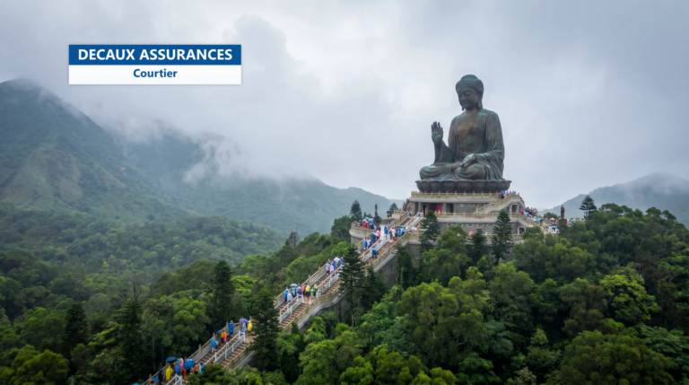 Grand Bouddha Tian Tan à Ngong Ping, île de Lantau, Hong Kong