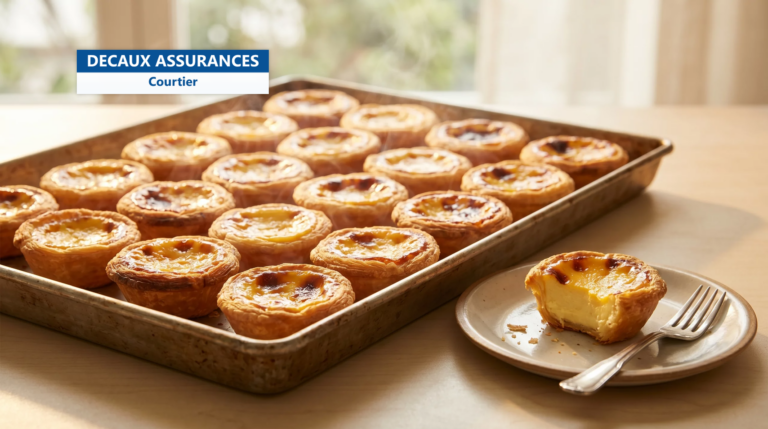 Egg tarts hongkongaises, tartelettes à la crème aux œufs dorées