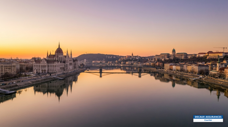 Château de Buda et rives du Danube à Budapest, Hongrie — cœur de la communauté française