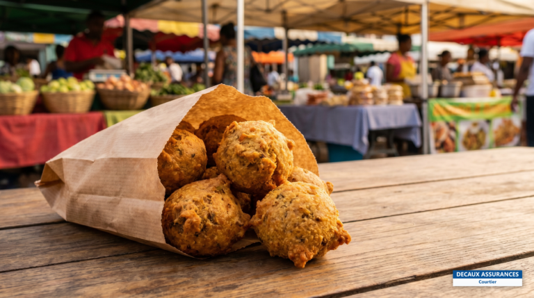 Gâteaux piments mauriciens, beignets de pois cassés frits, île Maurice