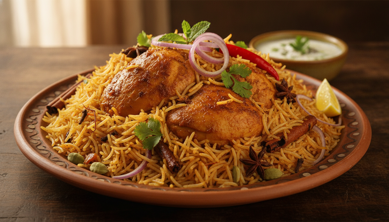 Biryani, plat indien