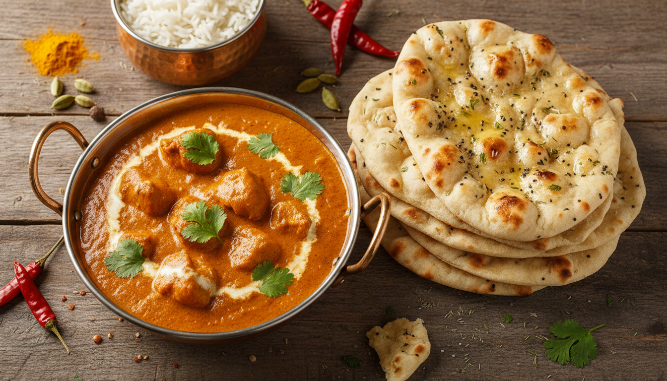 Poulet au beurre, cuisine indienne