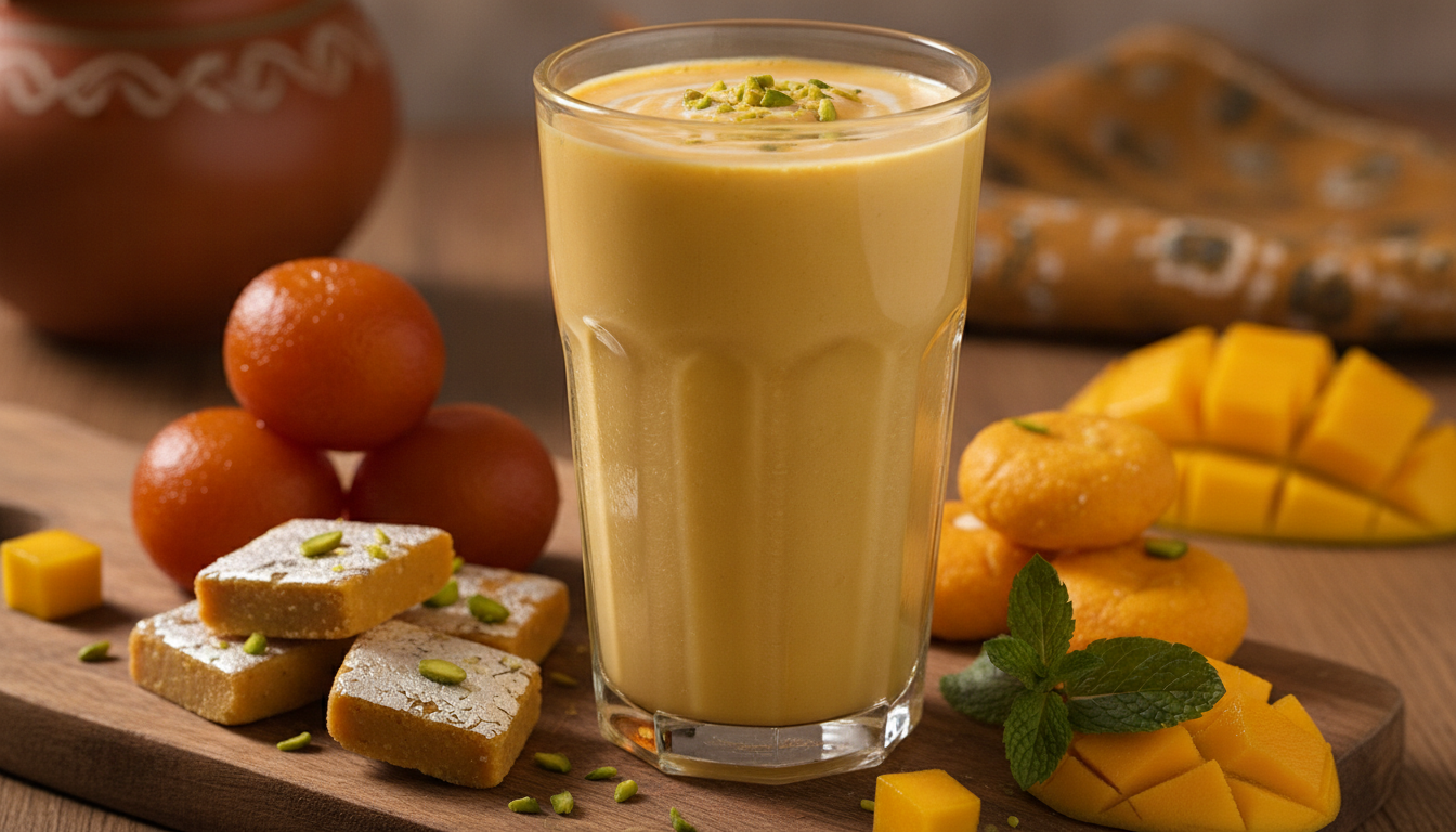 Lassi à la mangue, Inde