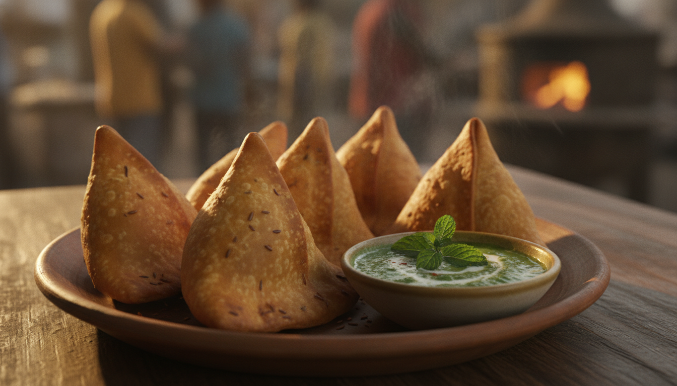 Samosas, en-cas indien