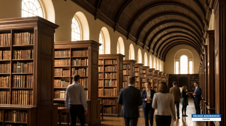 Long Room de la bibliothèque de Trinity College à Dublin, Irlande