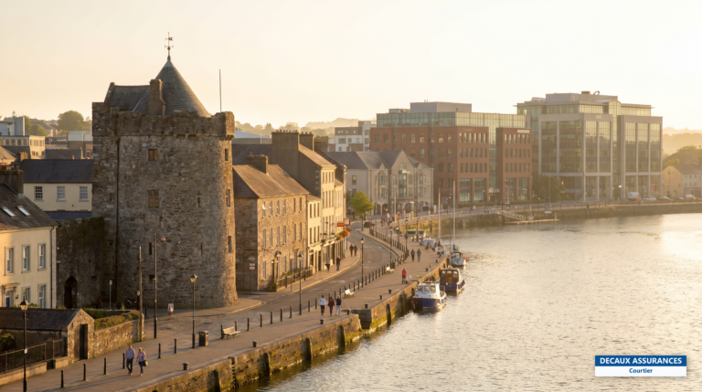 Quais et tour Reginald de Waterford, sud-est de l'Irlande