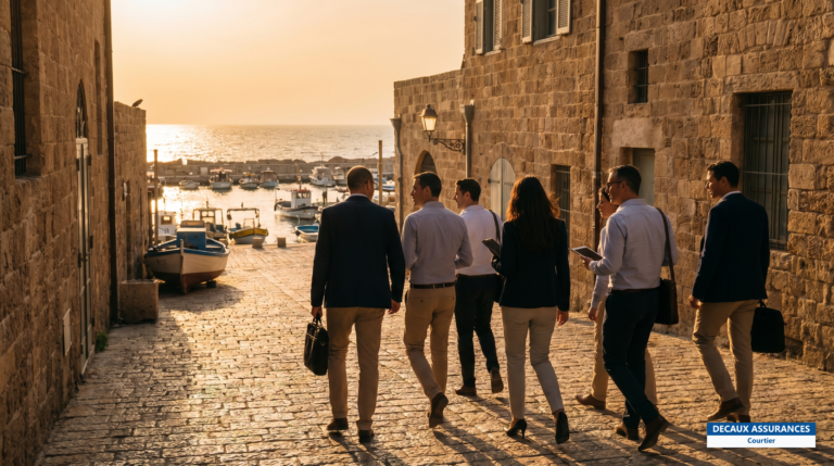 Ruelles de pierre du Vieux Jaffa et port, Tel-Aviv, Israël