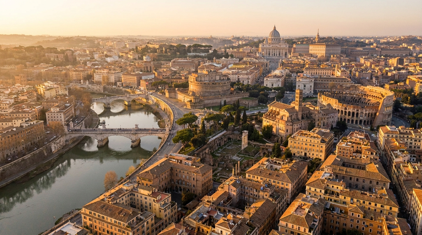 Cathédrale et toits de Florence, Toscane, Italie — communauté française en forte croissance