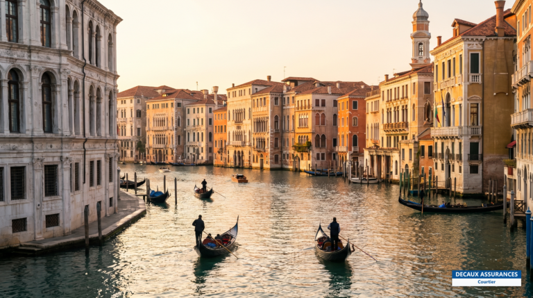 Grand Canal et gondoles à Venise, Italie