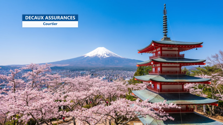 Mont Fuji vu depuis la pagode Chureito, Japon