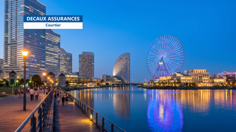 Quartier de Minato Mirai à Yokohama, Japon — grand port aux portes de Tokyo