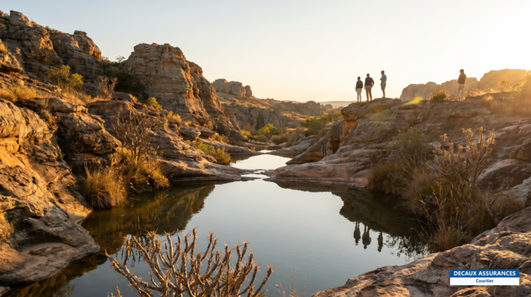 Canyons de grès et piscines naturelles du parc national de l'Isalo, Madagascar