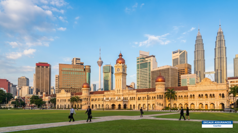 Place Merdeka et skyline de Kuala Lumpur, Malaisie — vivre dans la capitale