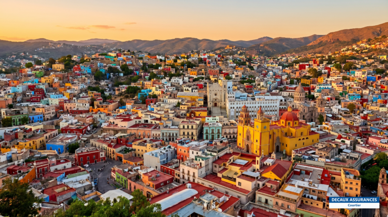 Ruelles et maisons colorées de Guanajuato, Mexique