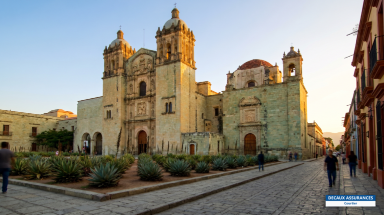 Église Santo Domingo à Oaxaca et site de Monte Albán, Mexique