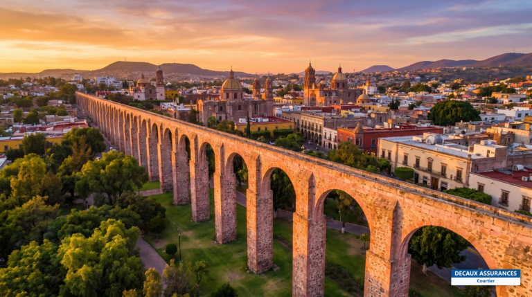 Aqueduc colonial de Querétaro, Mexique — pôle industriel du Bajío