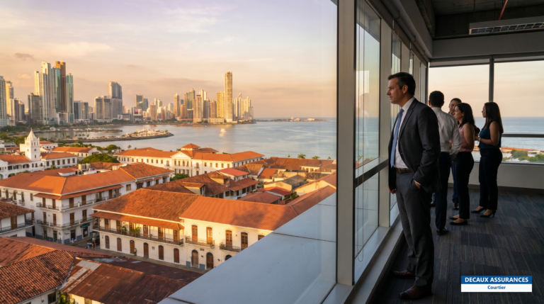 Skyline de Panama City et baie du Pacifique, Panama — vivre dans la capitale