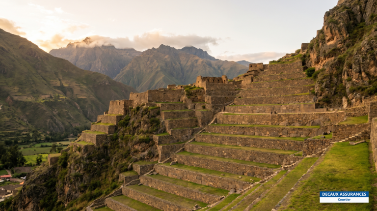 Site inca d'Ollantaytambo dans la vallée sacrée, Pérou