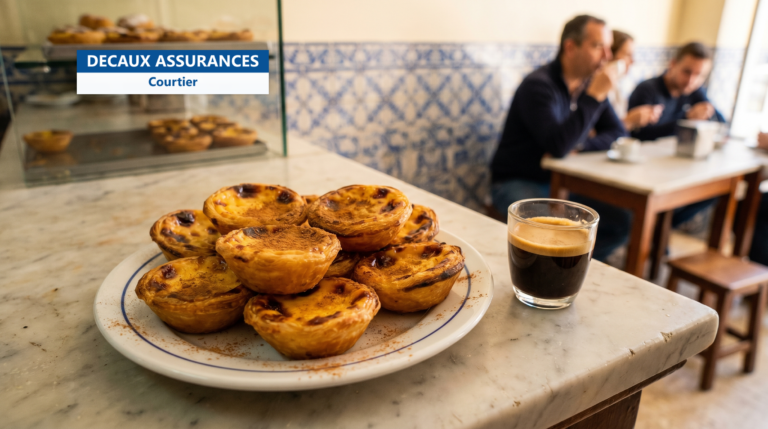 Pastéis de nata saupoudrés de cannelle, pâtisserie emblématique du Portugal