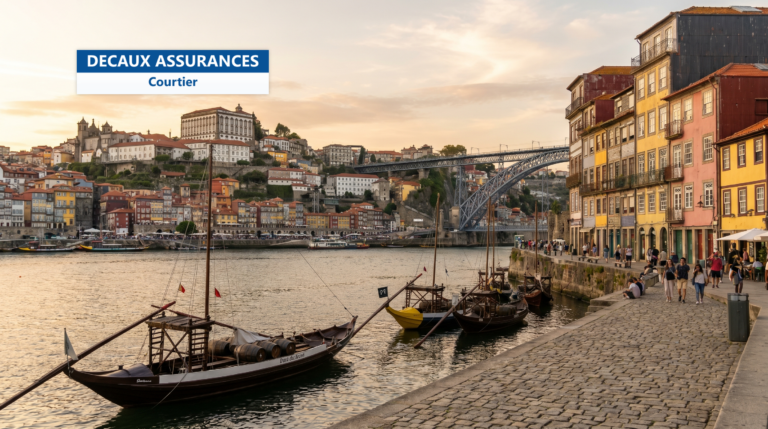 Quartier de la Ribeira et pont Dom-Luís à Porto, Portugal — deuxième ville du pays
