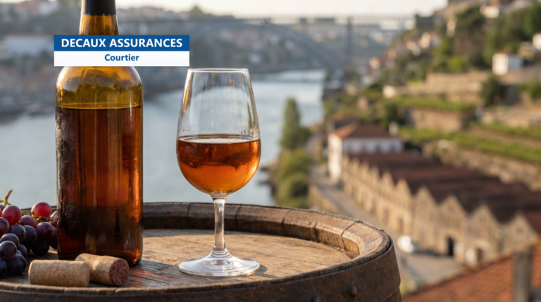 Verres de vin de Porto dans une cave de Vila Nova de Gaia, Portugal