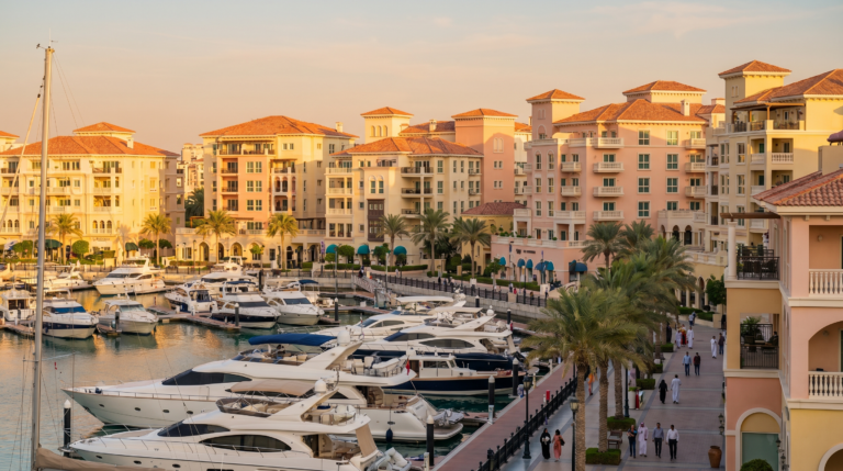 Marina et résidences de The Pearl-Qatar à Doha