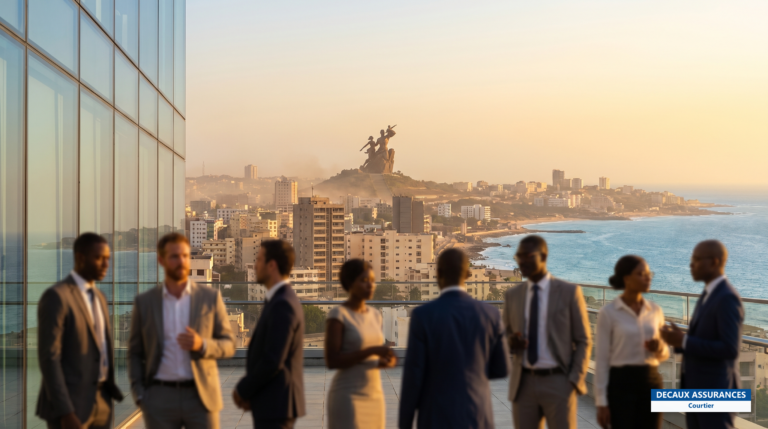 Skyline de Dakar et côte atlantique, Sénégal — vivre dans la capitale
