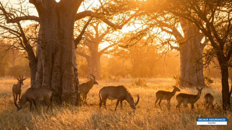Savane et faune du parc national du Niokolo-Koba, Sénégal