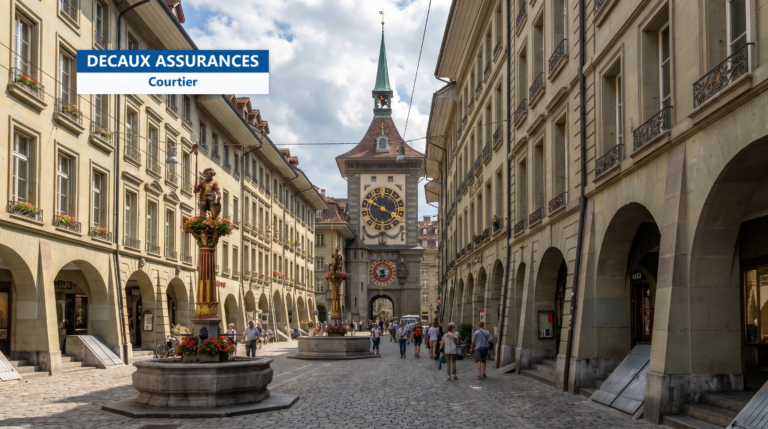 Vieille ville de Berne, Suisse — la ville fédérale inscrite au patrimoine