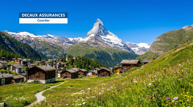 Le Cervin au-dessus de Zermatt, Valais, Suisse