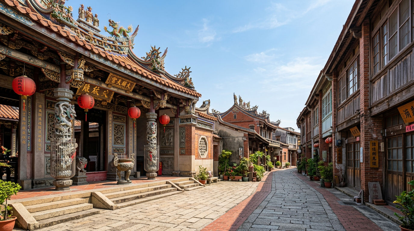Vieille ville et temple historique de Tainan, Taïwan