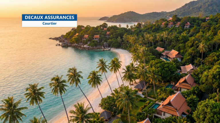 Plage de cocotiers à Koh Samui — s'installer à Koh Samui en Thaïlande