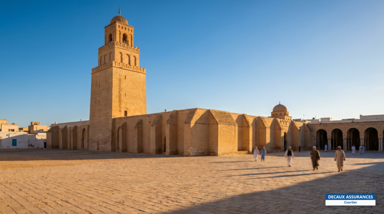 Grande Mosquée de Kairouan, ville sainte de Tunisie