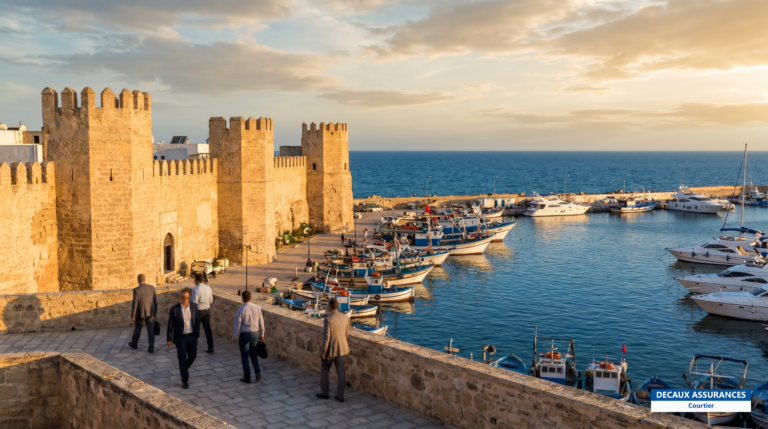 Front de mer et médina de Sousse, côte est de la Tunisie — ville balnéaire prisée des retraités