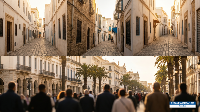 Médina de Tunis et avenue Habib Bourguiba, Tunisie — vivre dans la capitale