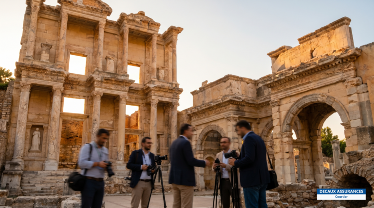 Bibliothèque de Celsus sur le site antique d'Éphèse près d'Izmir, Turquie