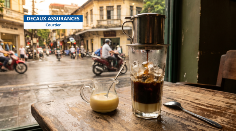 Café vietnamien au filtre et lait concentré