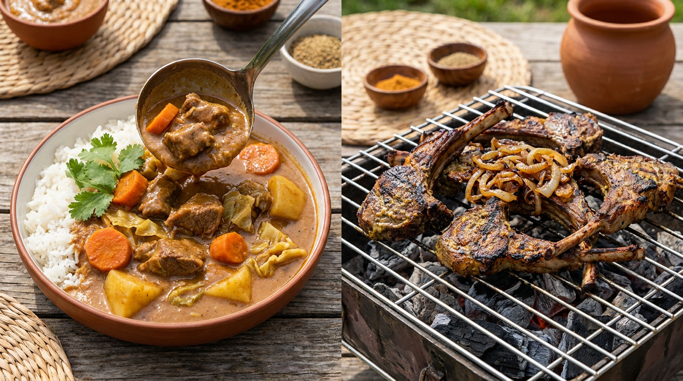 Mafé, ragoût à la sauce d'arachide, Sénégal