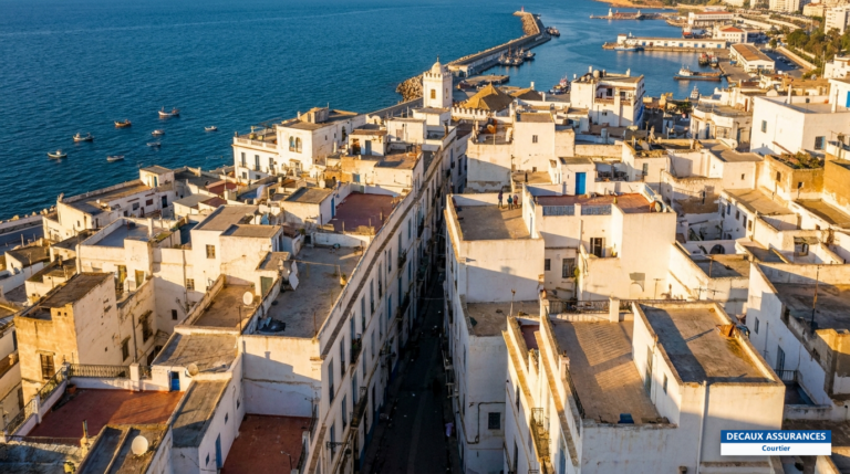 Casbah et baie d'Alger, capitale de l'Algérie sur la Méditerranée