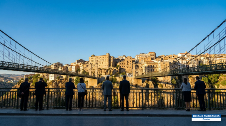 Ponts suspendus et gorges du Rhumel à Constantine, Algérie