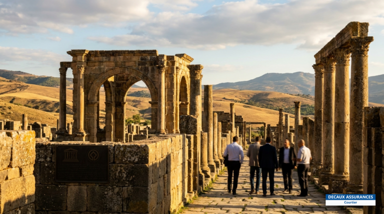 Ruines romaines de Djémila (Cuicul) dans la wilaya de Sétif, Algérie