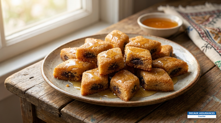 Makroud, pâtisserie algérienne à la semoule, dattes et miel